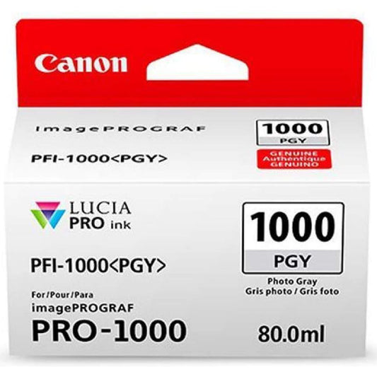Photo harmaa mustepatruuna: Canon 0553C001 (PFI-1000 PGY) | Finink.com