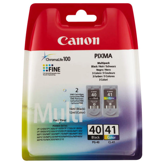 Multipakkaus PG-40 /CL-41: Canon 0615B043 (PG-40 / CL-41) | Finink.com