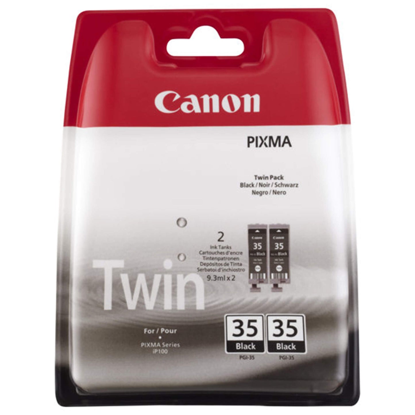 Tuplapakkaus musta mustepatruuna: Canon PGI-35 | Finink.com