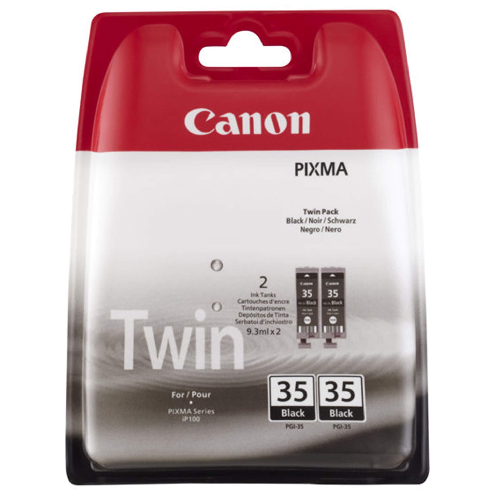 Tuplapakkaus musta mustepatruuna: Canon PGI-35 | Finink.com