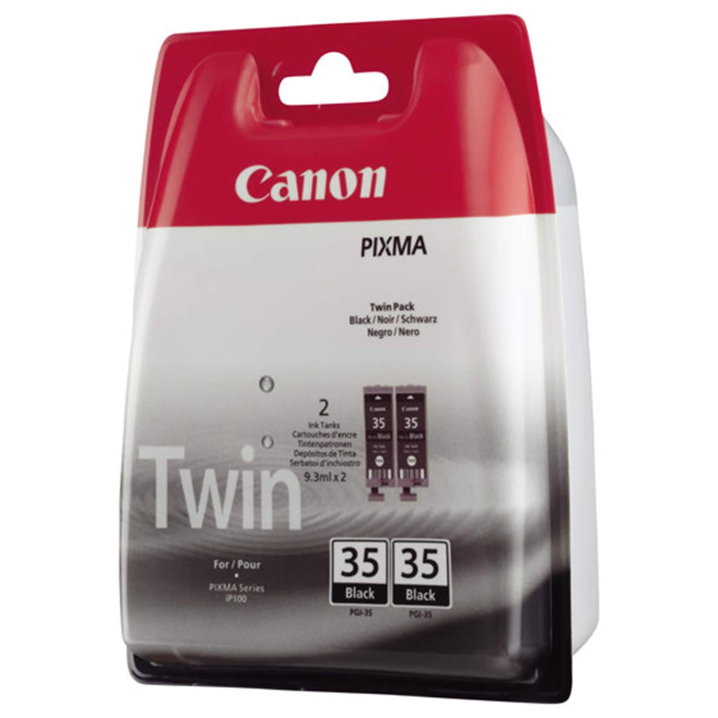 Tuplapakkaus musta mustepatruuna: Canon PGI-35 | Finink.com