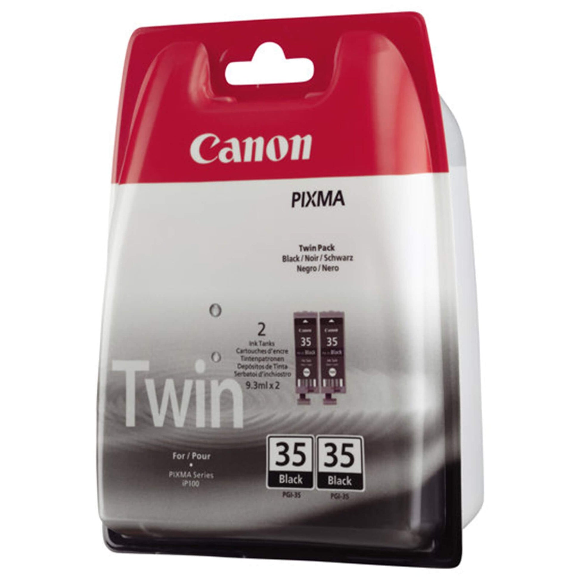 Tuplapakkaus musta mustepatruuna: Canon PGI-35 | Finink.com