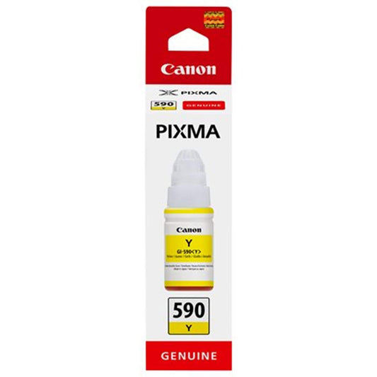 Keltainen mustepullo: Canon 1606C001 (GI-590BY) | Finink.com