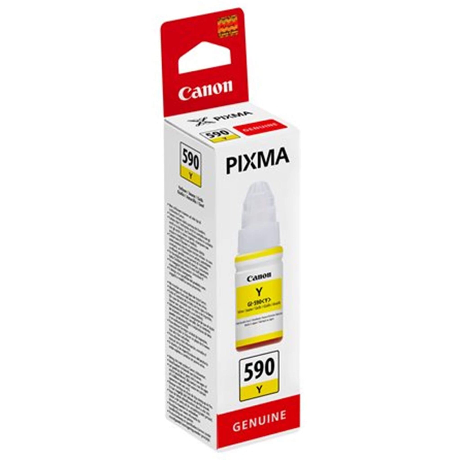 Keltainen mustepullo: Canon 1606C001 (GI-590BY) | Finink.com