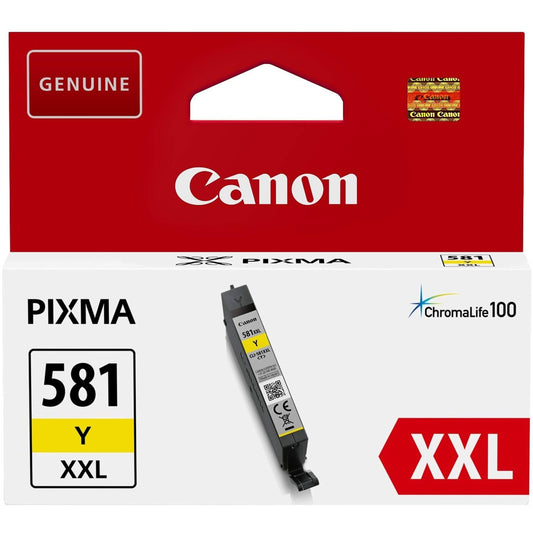 Keltainen mustekasetti: Canon 1997C001 (CLI-581XXL Y) | Finink.com