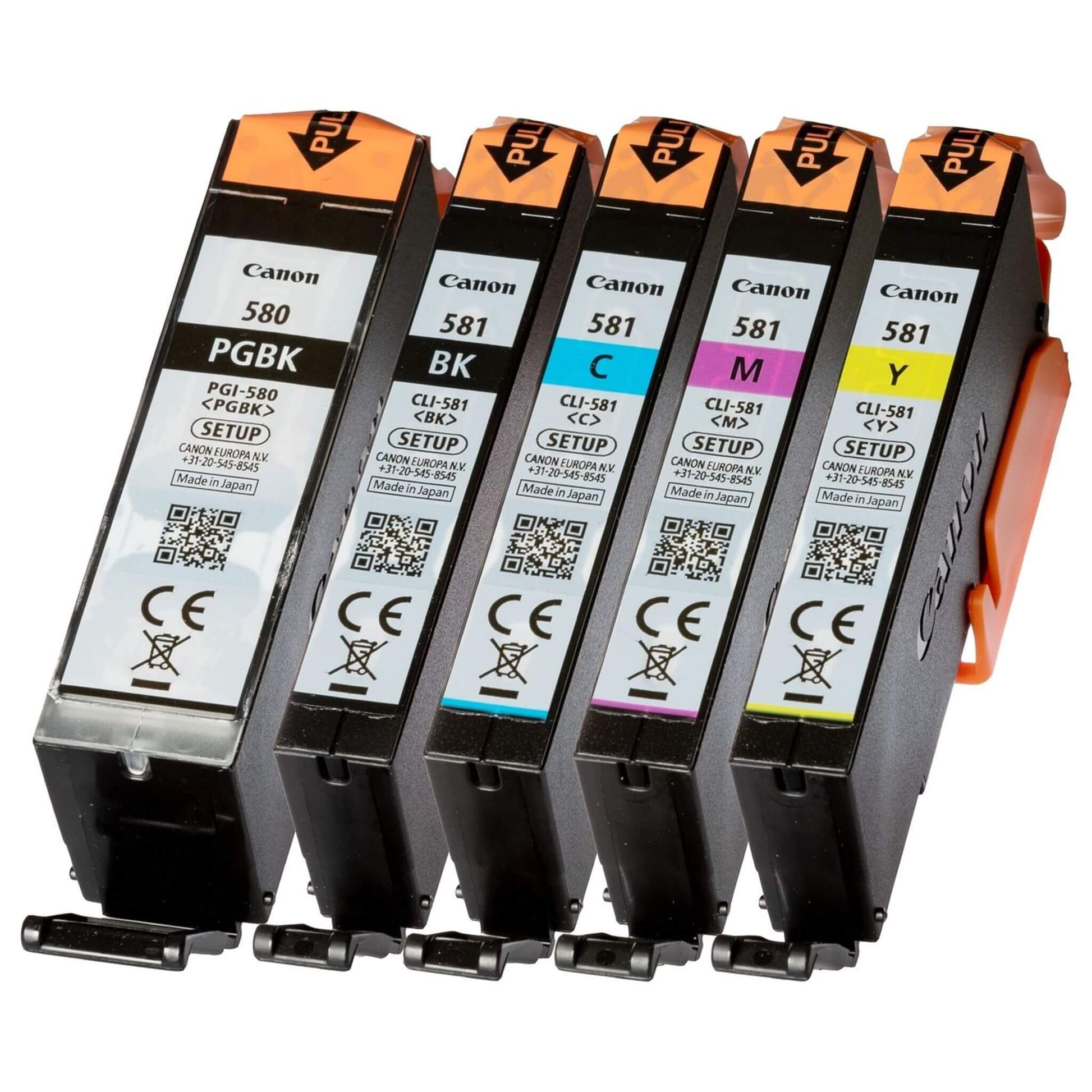 Multipakkaus viisi väriä: Canon 2078C005 (PGI-580/CLI-581) | Finink.com