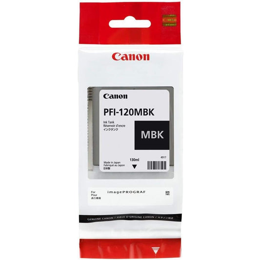 Matta musta mustesäiliö: Canon PFI-120 MBK | Finink.com