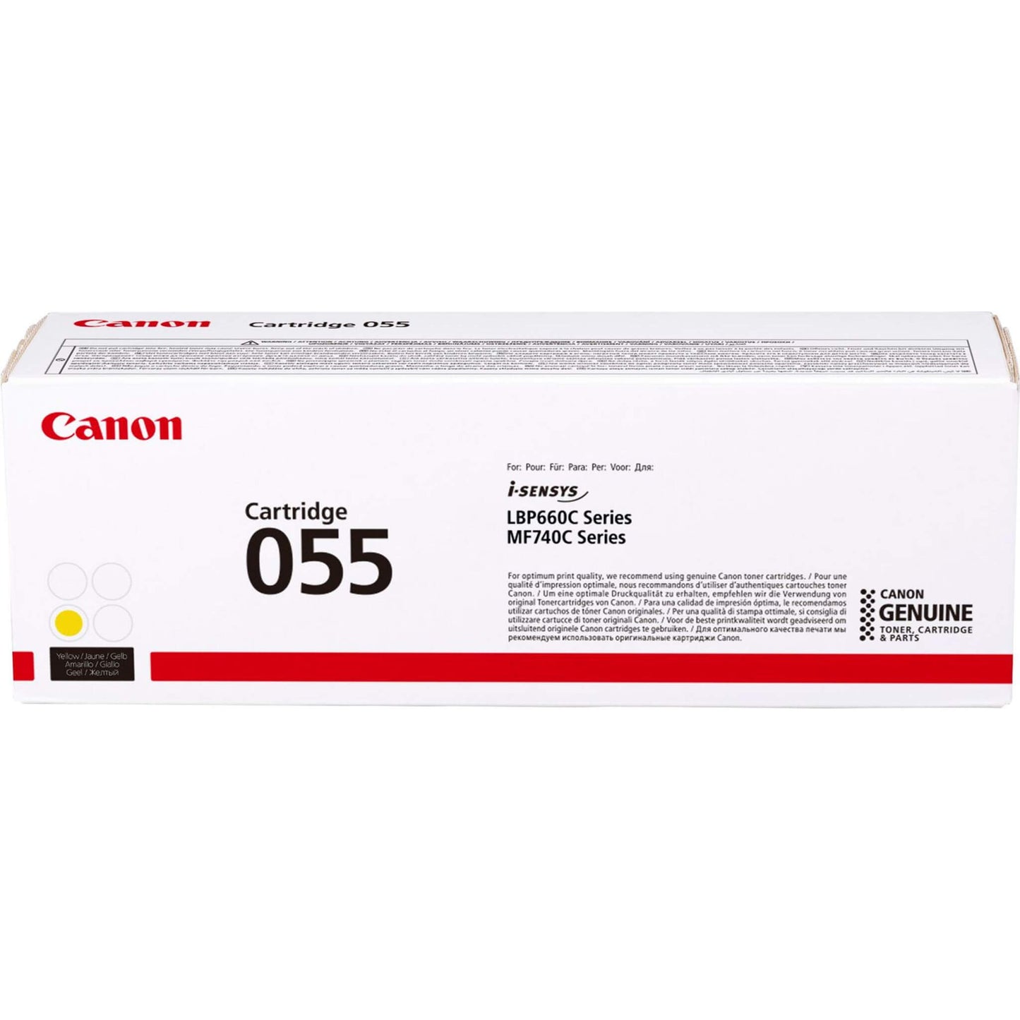 Keltainen värikasetti: Canon 3013C002 (055) | Finink.com