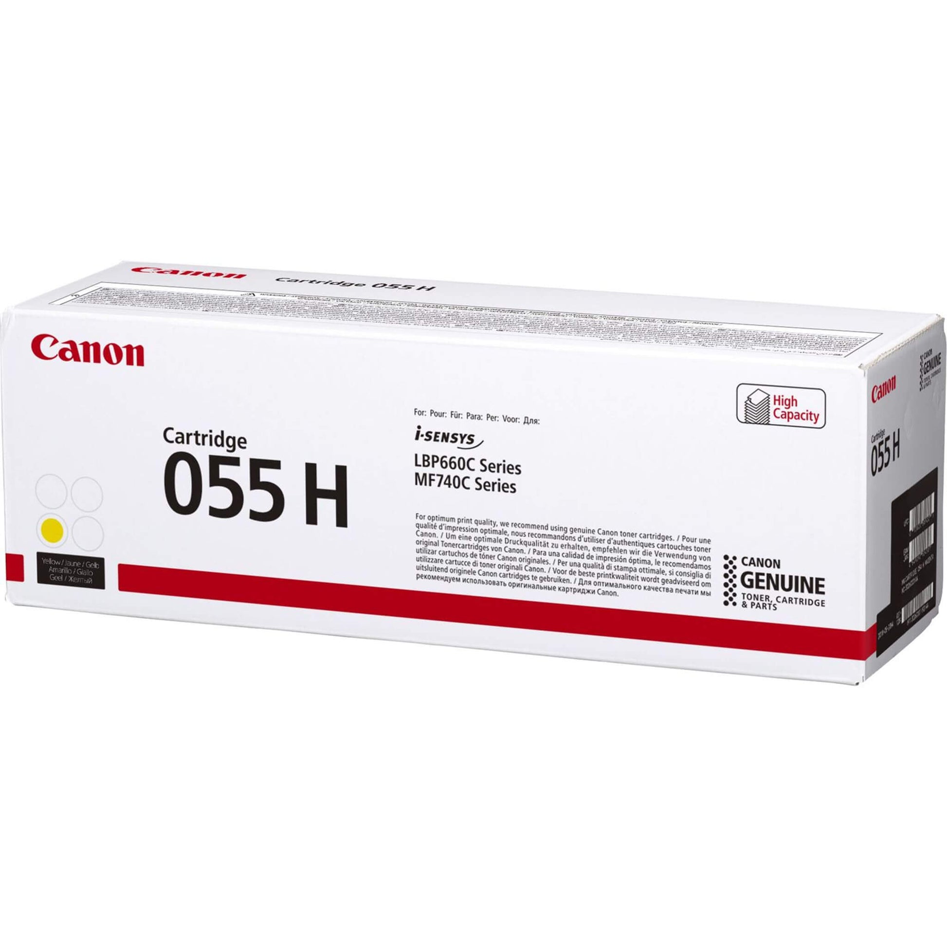 Keltainen värikasetti: Canon 3017C002 (055 H) | Finink.com