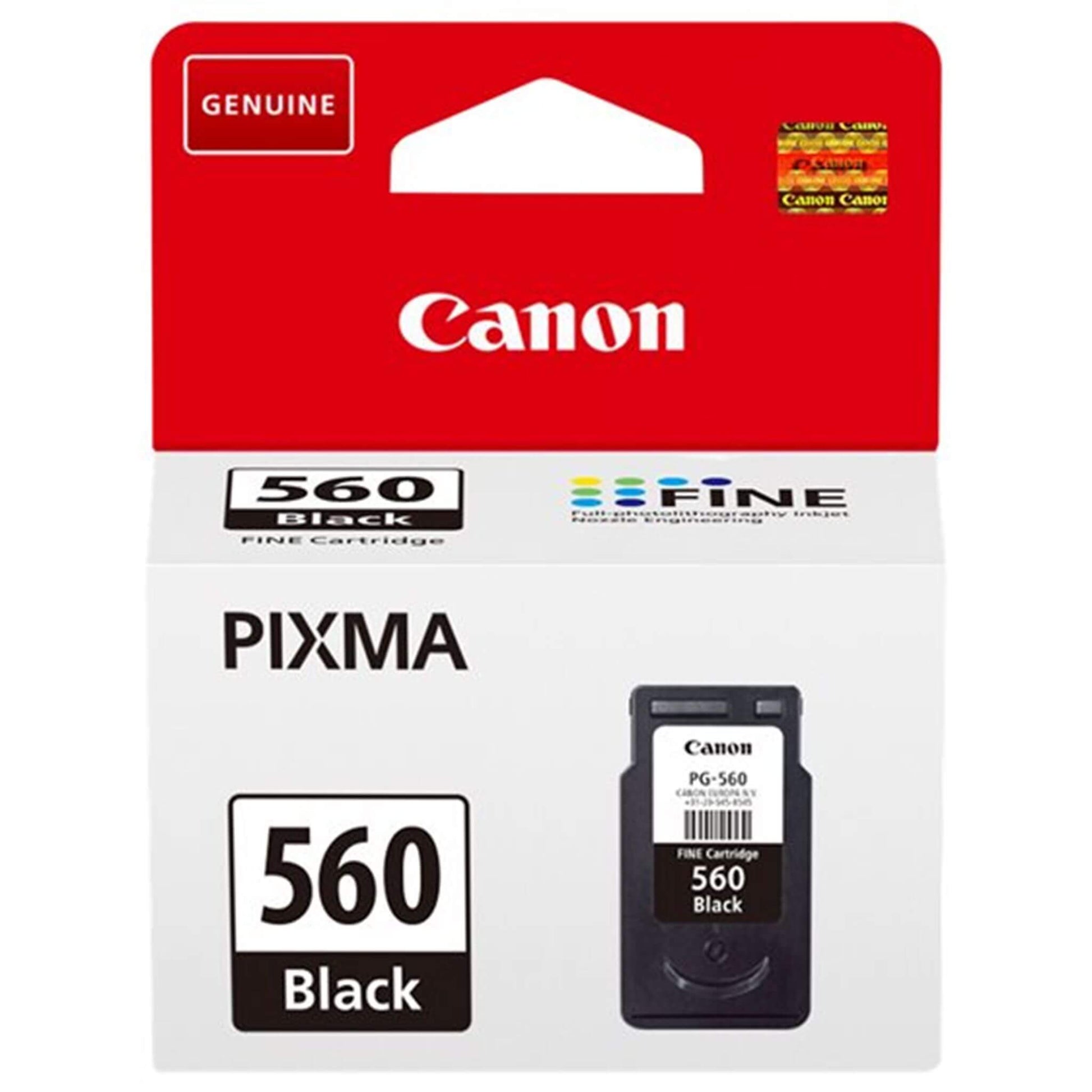 Musta mustekasetti: Canon 3713C001 (PG-560) | Finink.com