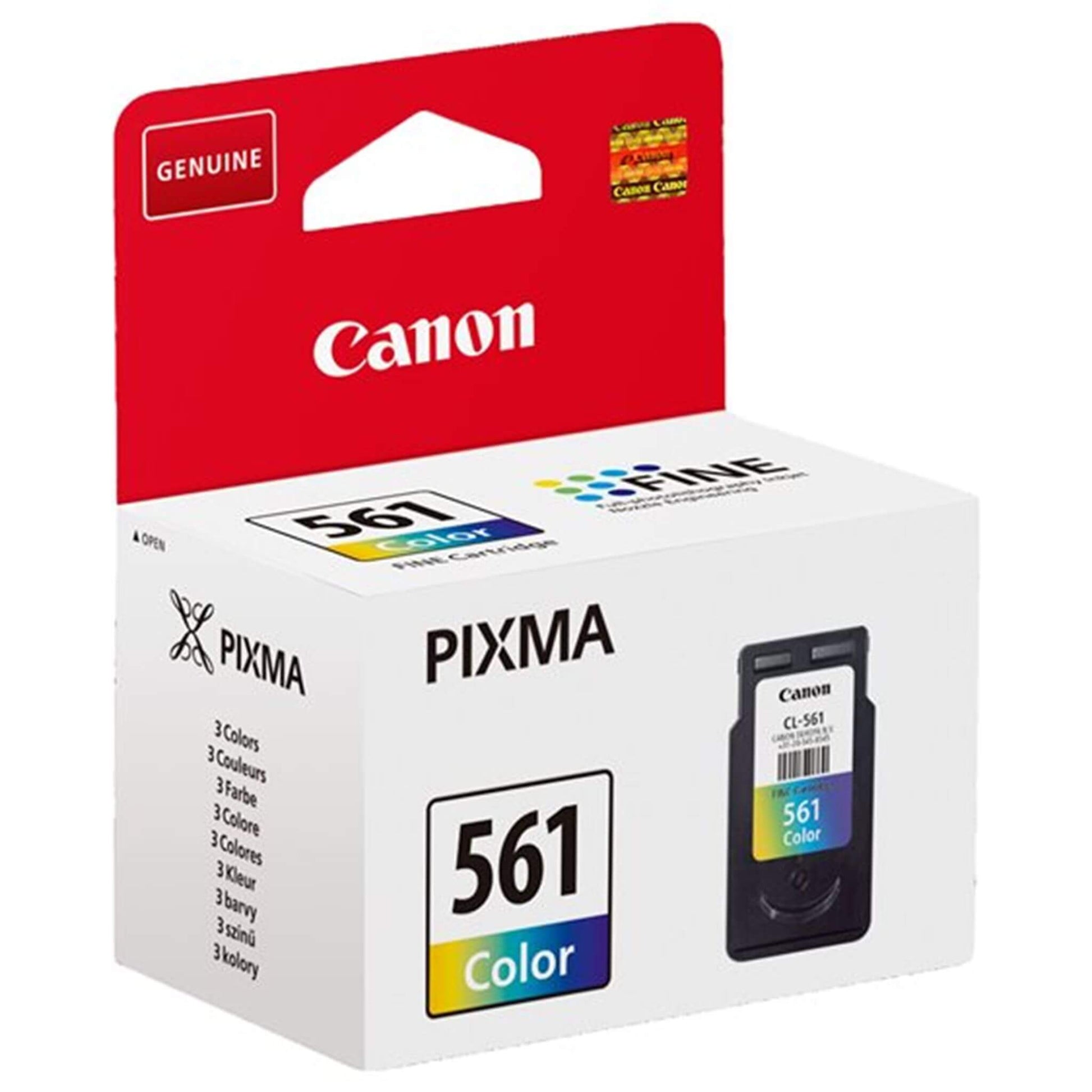Kolmevärinen mustekasetti: Canon 3731C001 (CL-561) | Finink.com