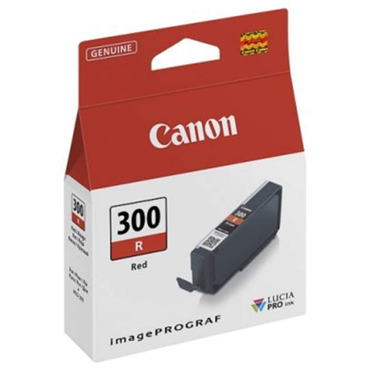 Punainen mustepatruuna: Canon 4199C001 (PFI-300 R) | Finink.com