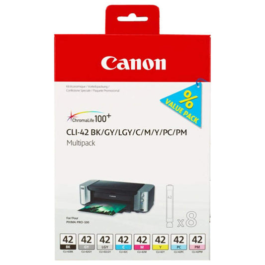 Multipakkaus CLI-42: Canon 6384B010 (CLI-42) | Finink.com