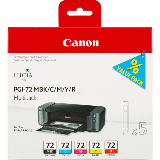 Viisivärinen mustepatruuna: Canon 6402B009 (PGI-72 MultiPack) | Finink.com