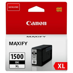 Musta mustepatruuna: Canon PGI-1500XL BK