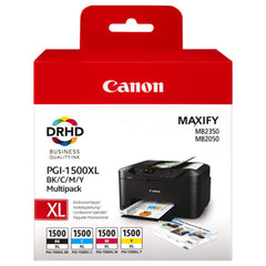 Multipakkaus neljä väriä: Canon 9182B004 (PGI-1500XL)
