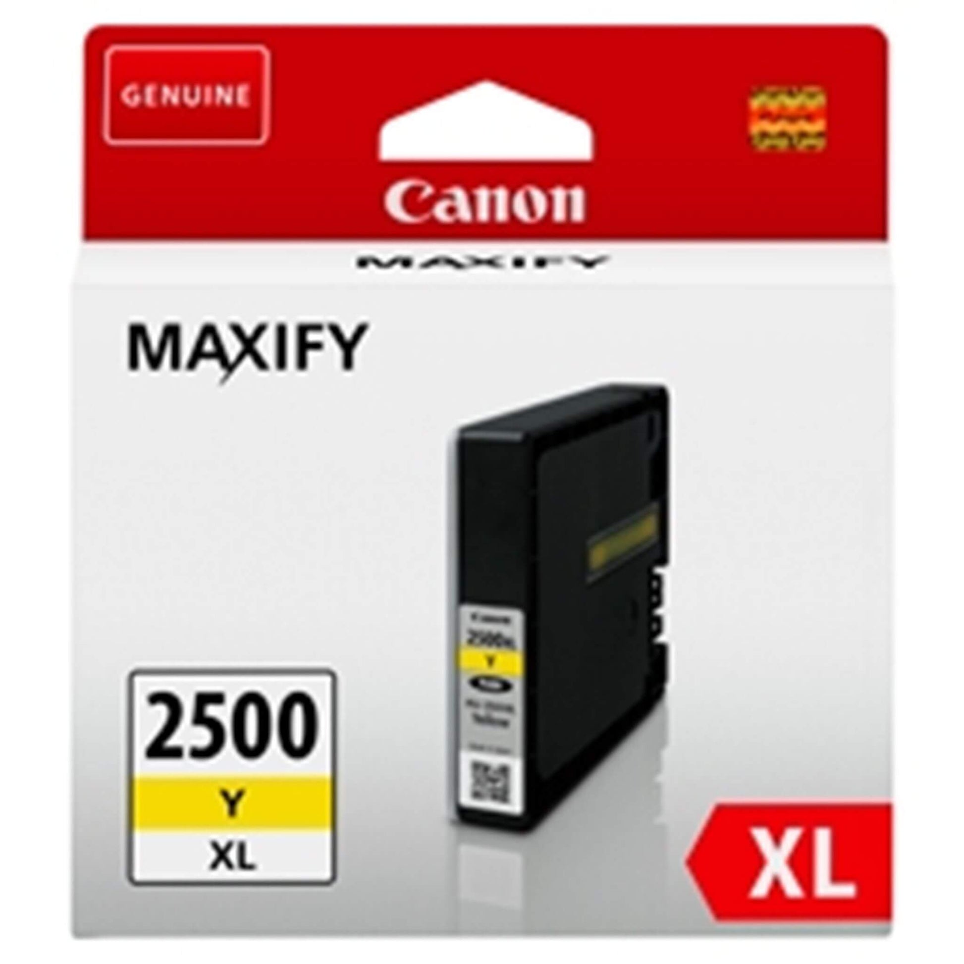 Keltainen mustepatruuna: Canon PGI-2500XL Y | Finink.com