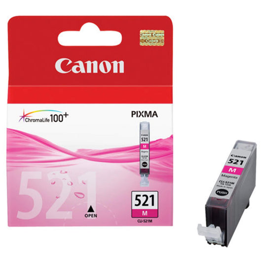 Magenta mustepatruuna: Canon CLI-521 M | Finink.com
