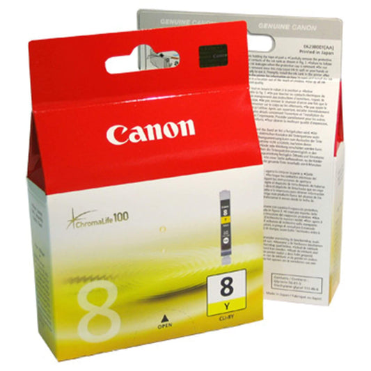 Keltainen mustepatruuna: Canon CLI-8Y | Finink.com