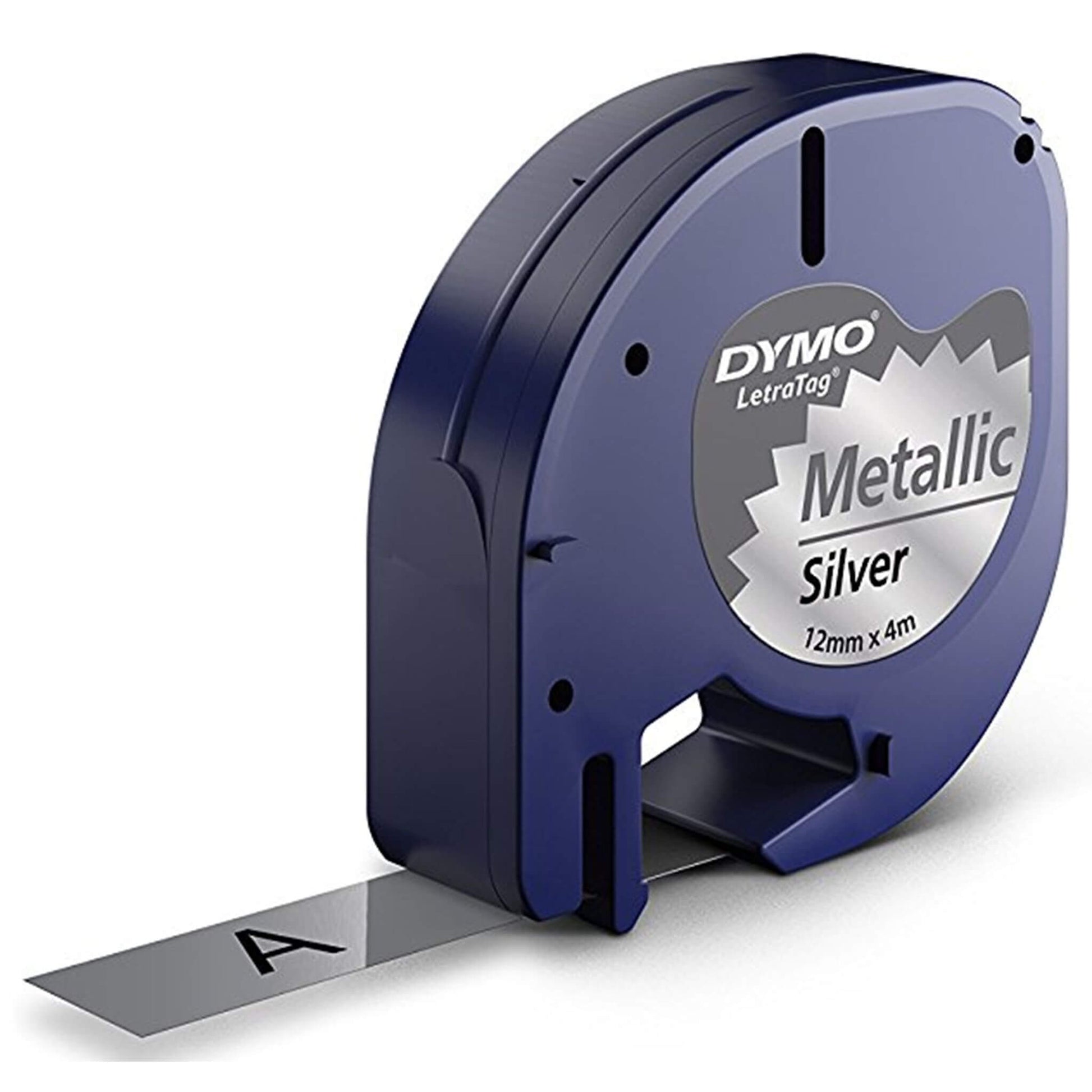 Dymo LetraTAG muoviteippi, hopea/keltainen/valkoinen, 12 mm x 4 m Dymo S0721800 | Finink.com