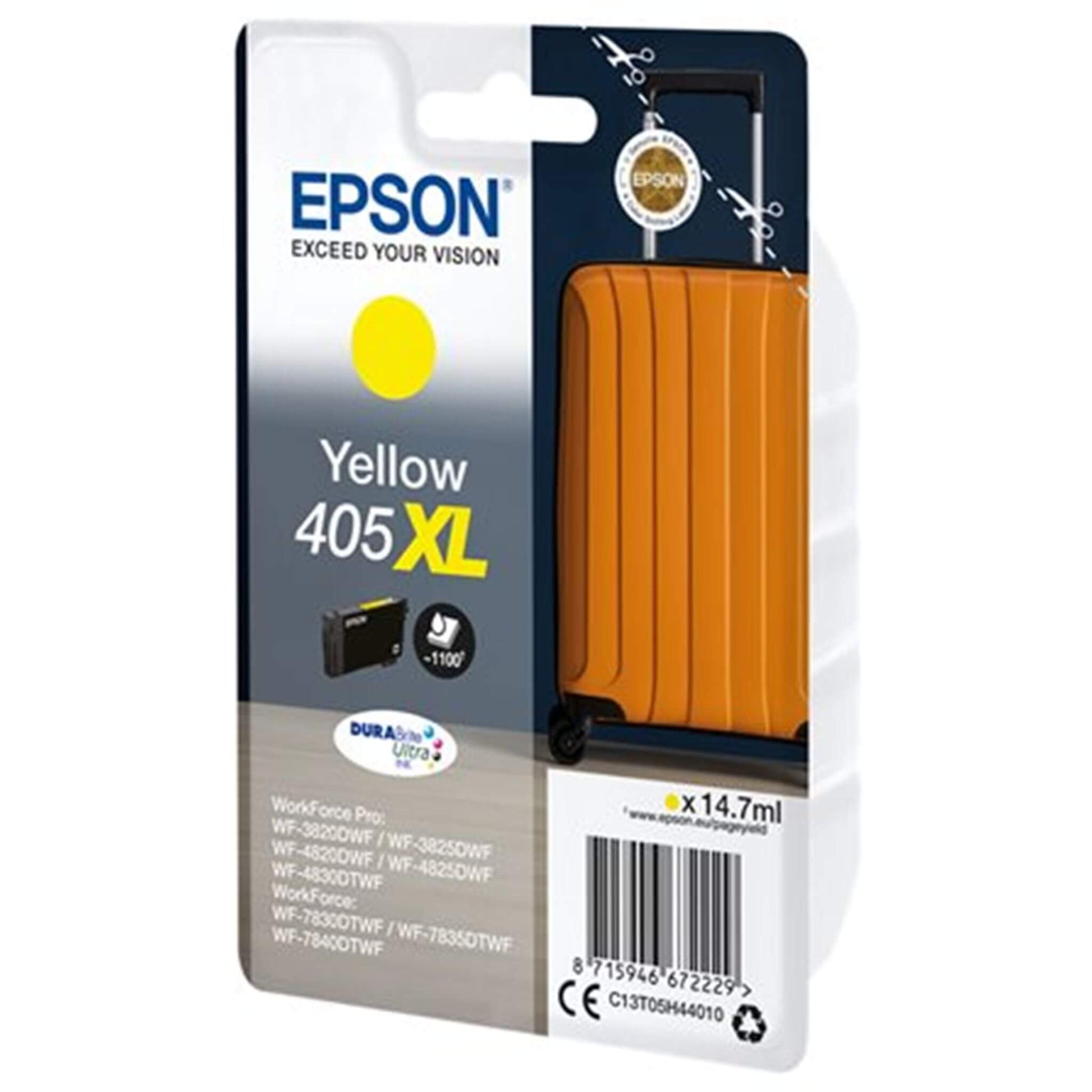 Keltainen mustekasetti: Epson C13T05H44010 (405XL) | Finink.com