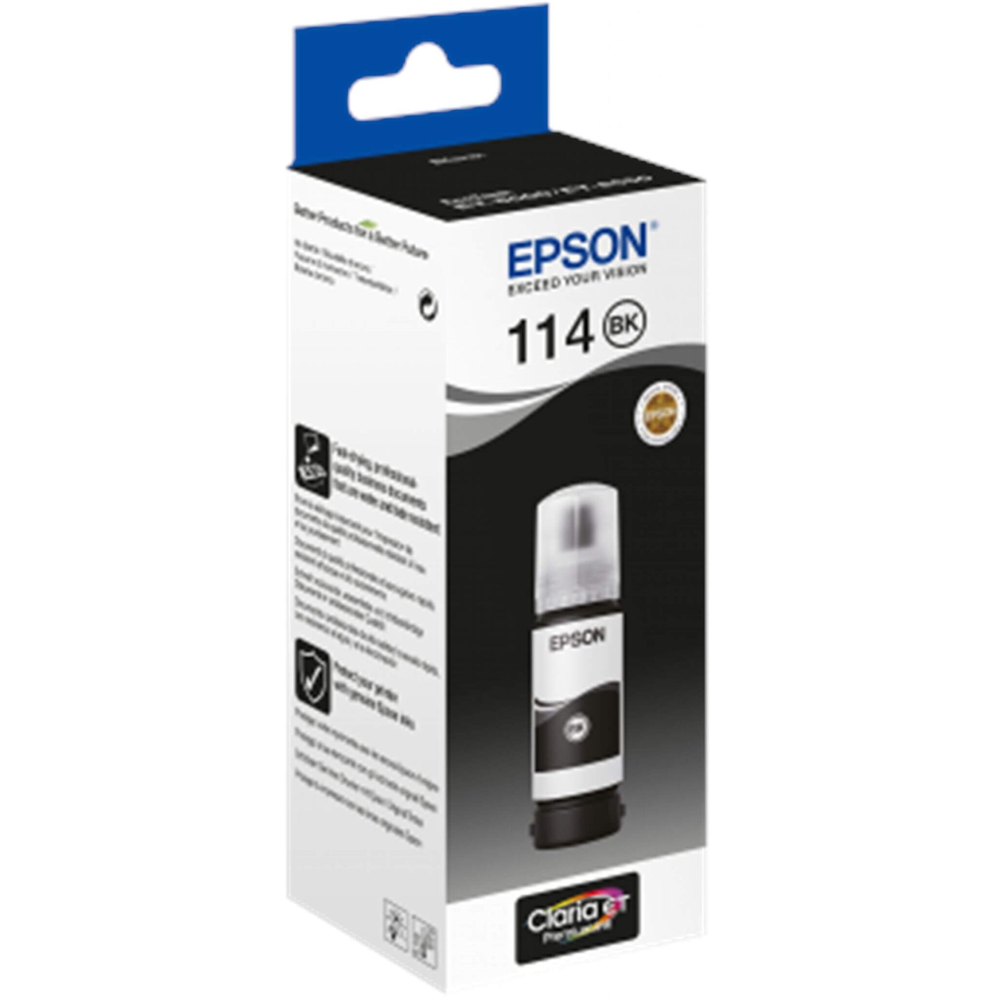 Musta mustepullo: Epson C13T07A140 (114) | Finink.com