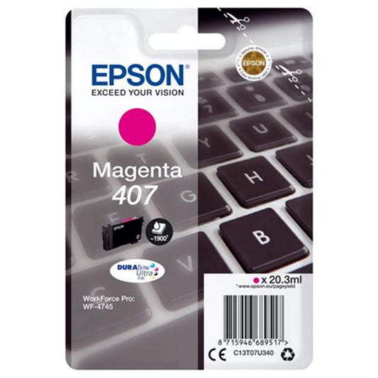 Magenta mustekasetti: Epson C13T07U340 (407) | Finink.com