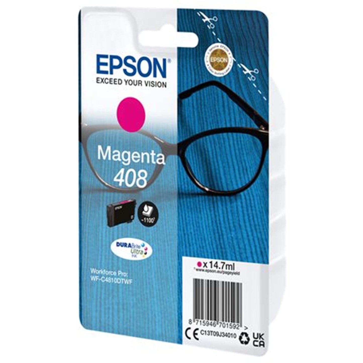 Magenta mustekasetti: Epson C13T09J34010 (408) | Finink.com