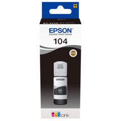 Musta mustepullo: Epson T00P140 (104)