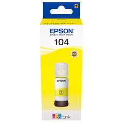 Keltainen mustepullo: Epson T00P440 (104)