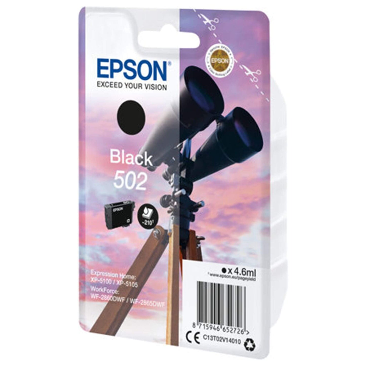 Musta mustepatruuna: Epson T02V1 (502) | Finink.com