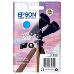 Epson 502 cyan mustepatruuna (T02V2)