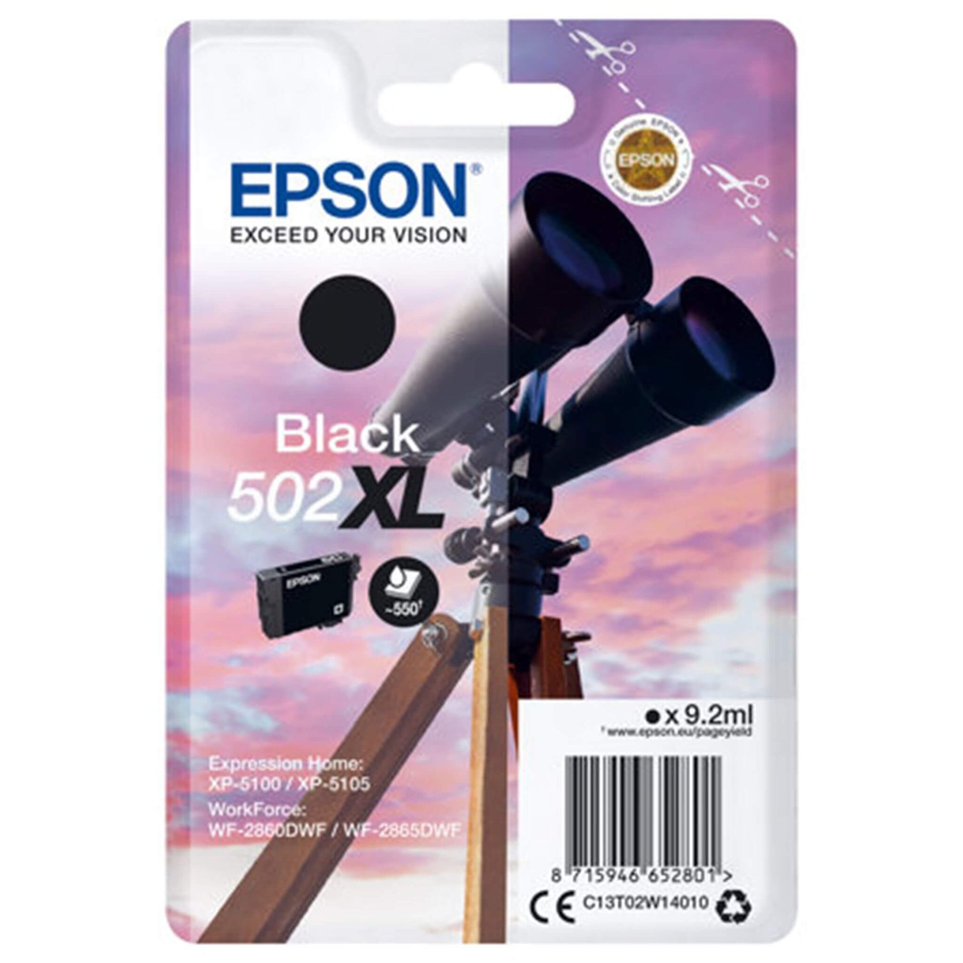 Musta mustepatruuna: Epson T02W1 (502 XL) | Finink.com