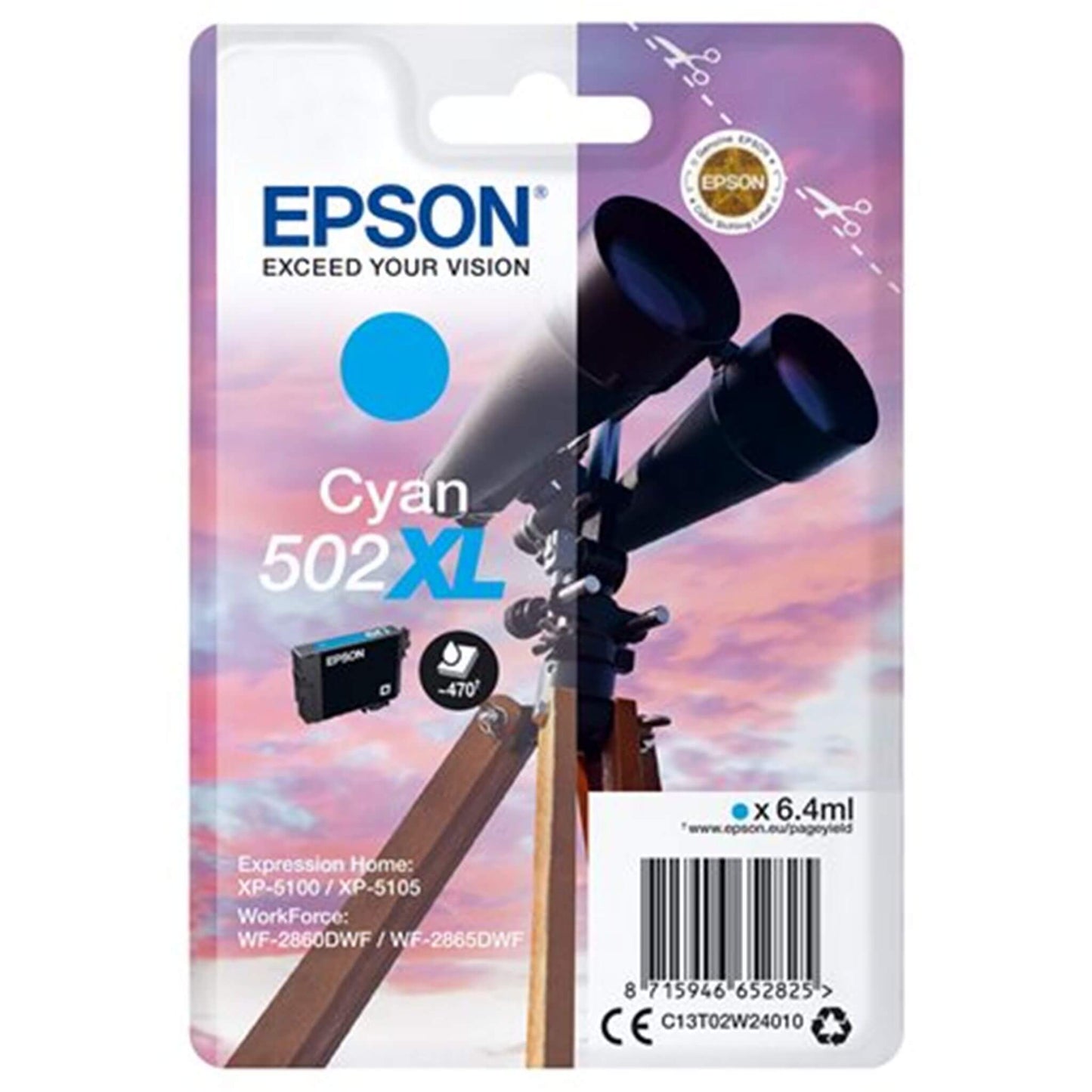 Cyan mustepatruuna: Epson T02W2 (502 XL) | Finink.com