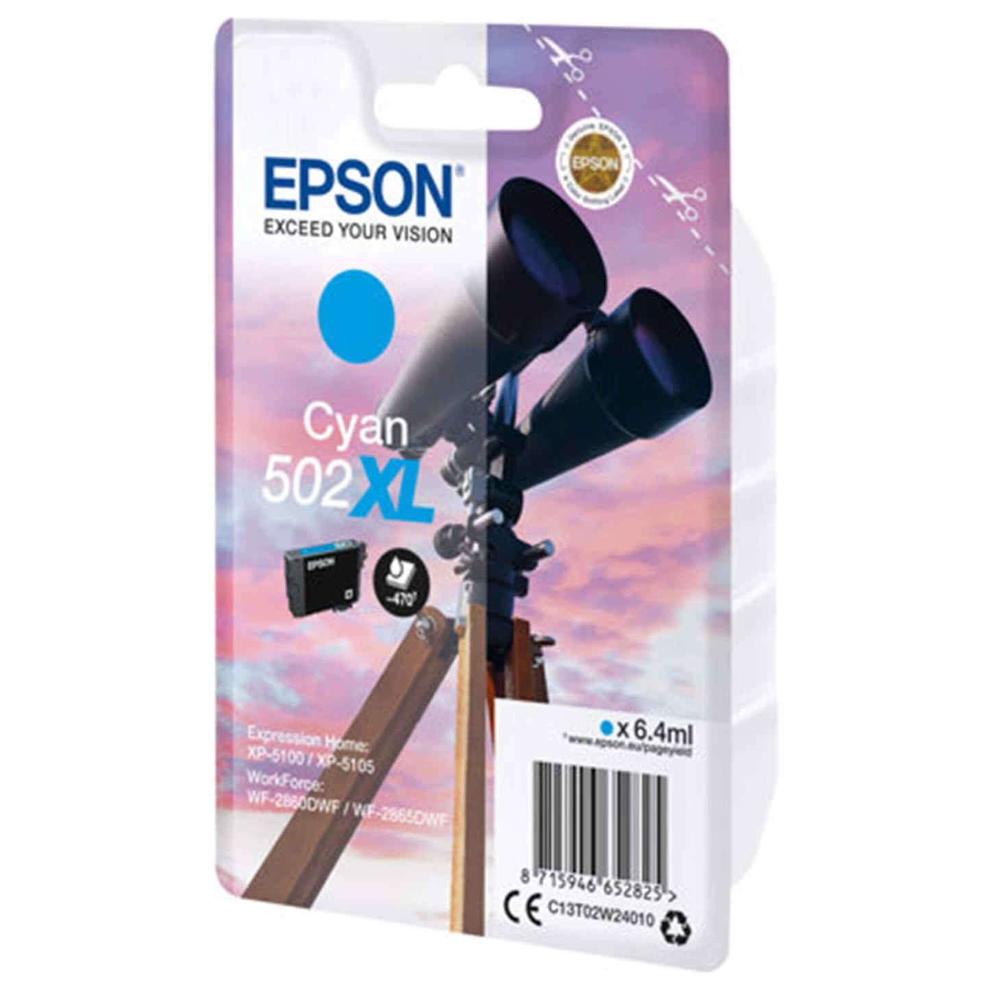 Cyan mustepatruuna: Epson T02W2 (502 XL) | Finink.com