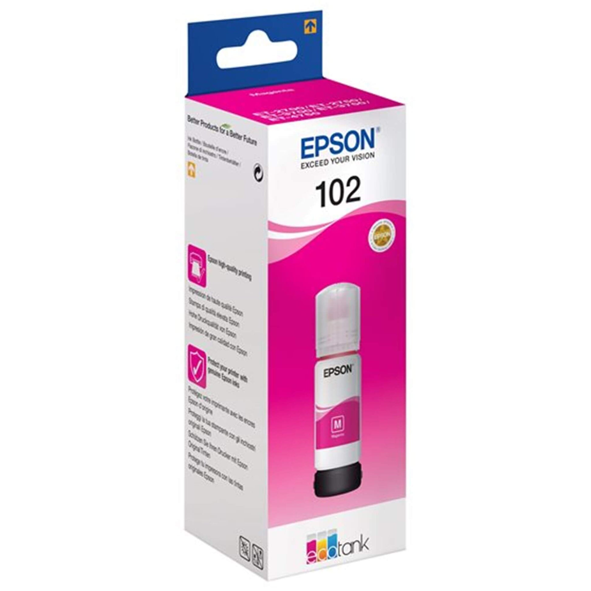Magenta mustepullo: Epson T03R3 (102) | Finink.com