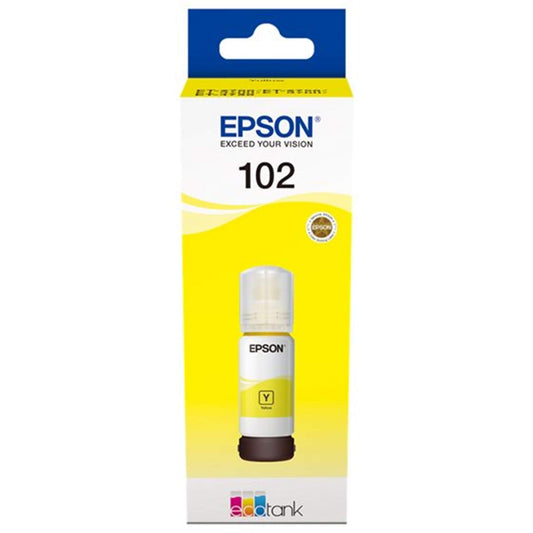 Keltainen mustepullo: Epson T03R4 (102) | Finink.com
