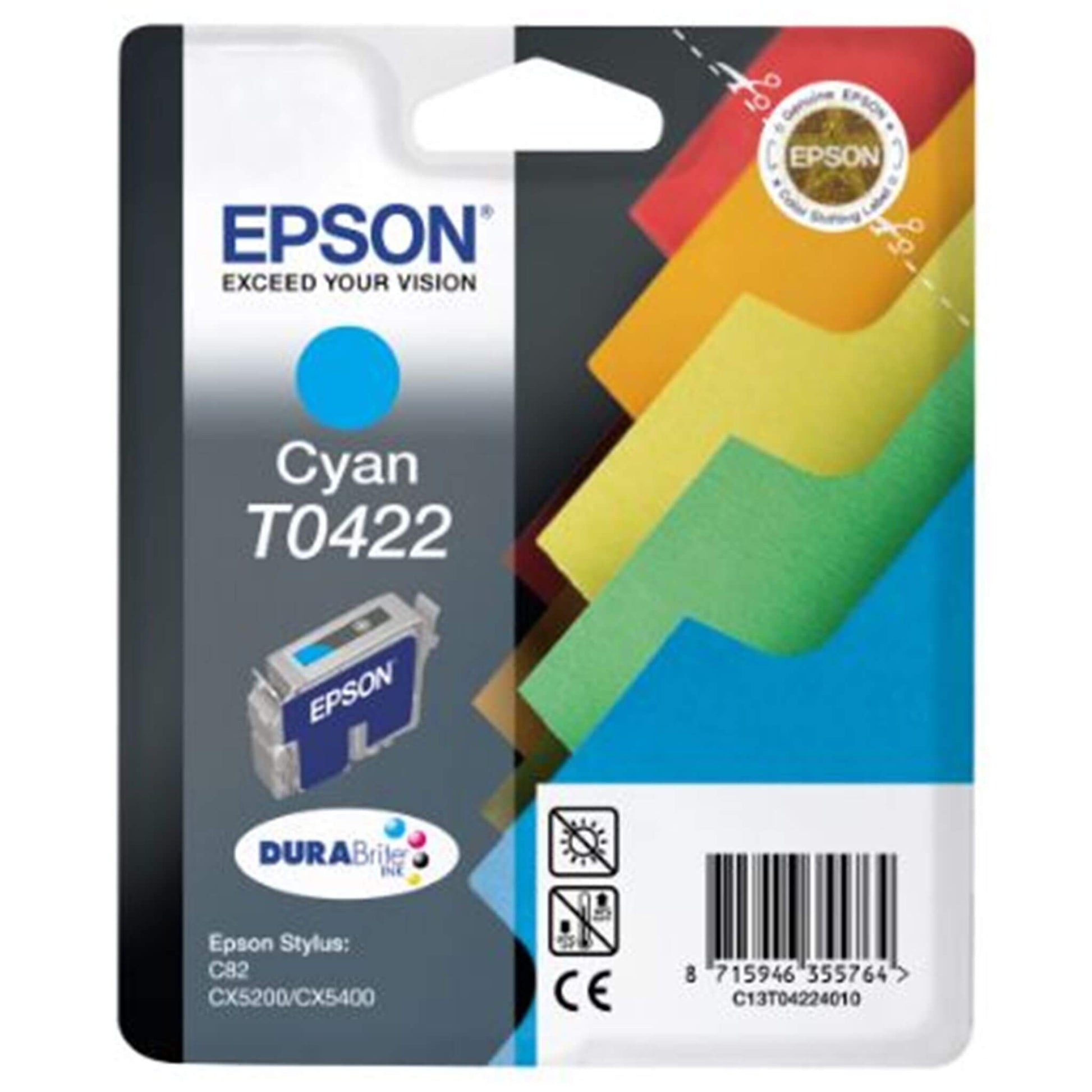 Cyan mustepatruuna: Epson T0422 | Finink.com