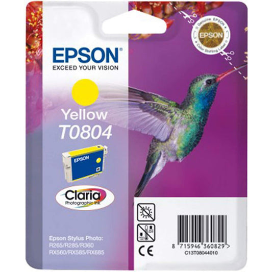 Keltainen mustepatruuna: Epson T0804 | Finink.com