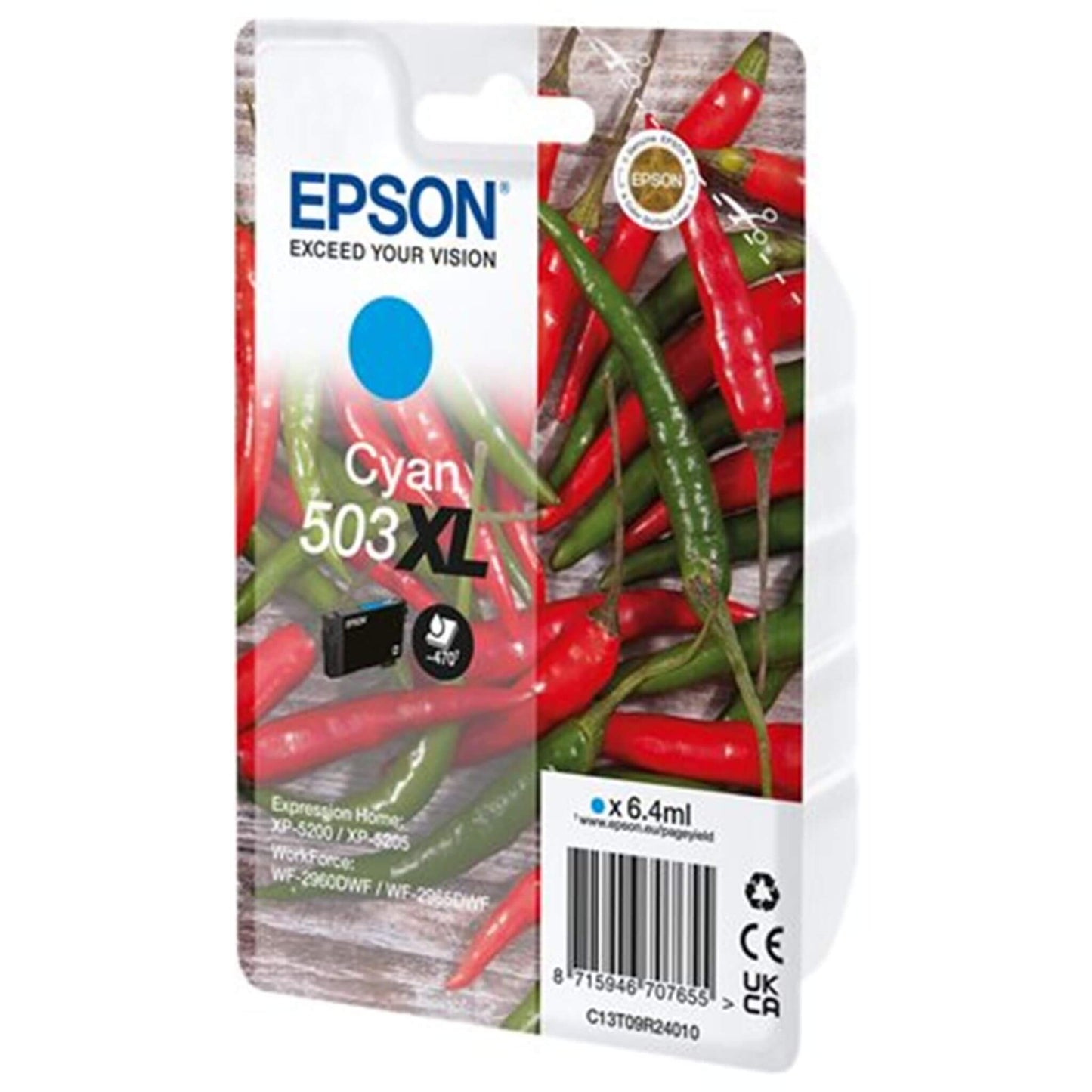 Cyan mustekasetti: Epson C13T09R24010 (503XL) | Finink.com