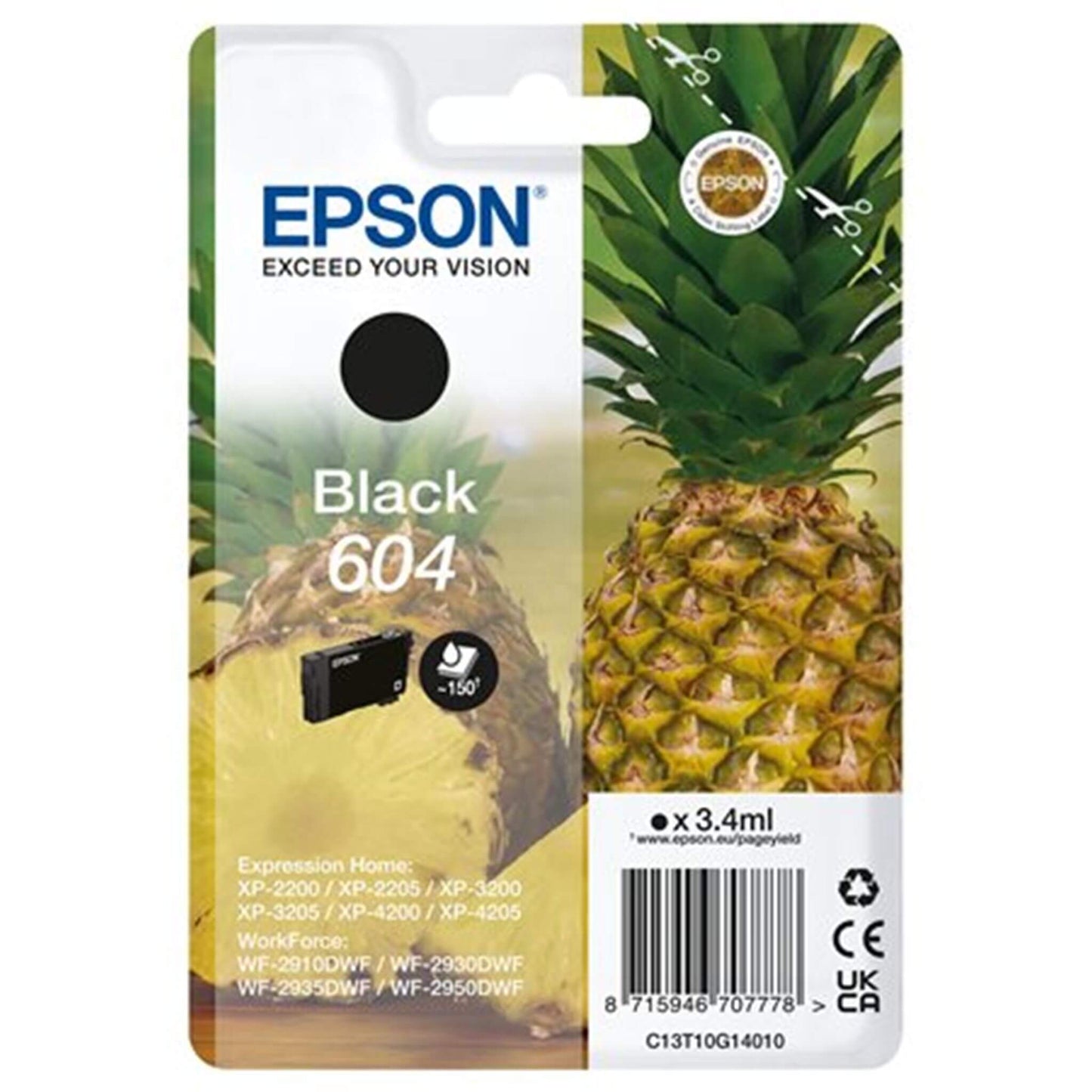 Musta mustekasetti: Epson C13T10G14010 (604) | Finink.com