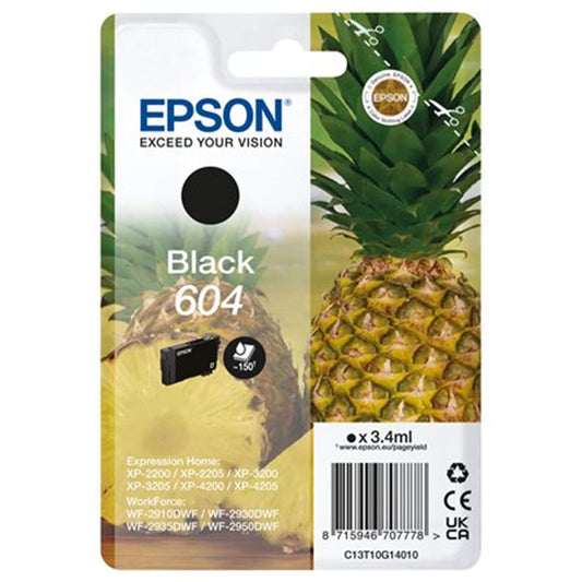 Musta mustekasetti: Epson C13T10G14010 (604) | Finink.com