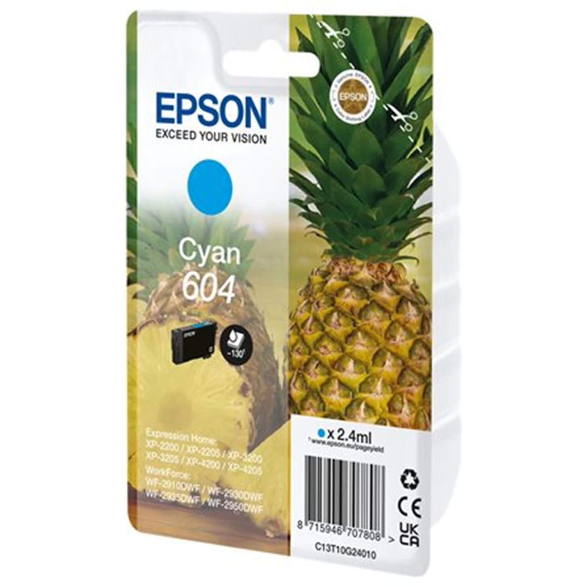 Cyan mustekasetti: Epson C13T10G24010 (604) | Finink.com