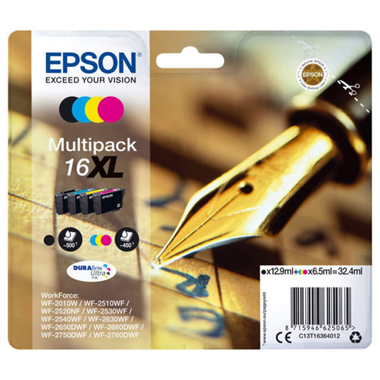 Multipakkaus neljä XL väriä: Epson T1636 | Finink.com