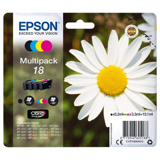 Multipakkaus neljä väriä: Epson T1806 | Finink.com