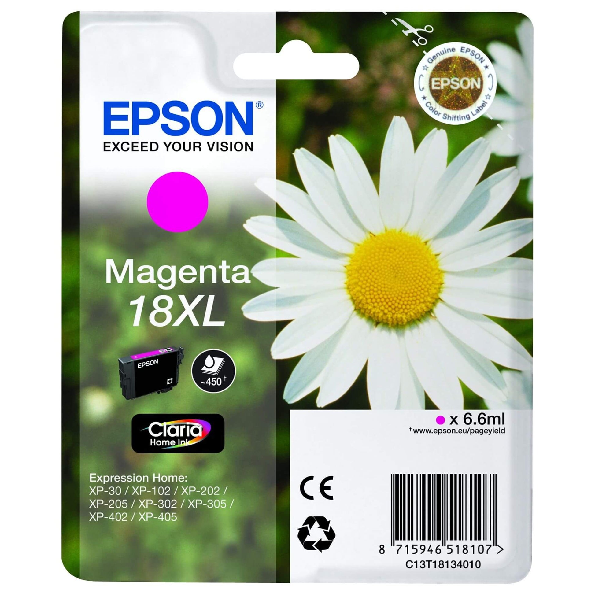Magenta mustepatruuna: Epson T1813 | Finink.com