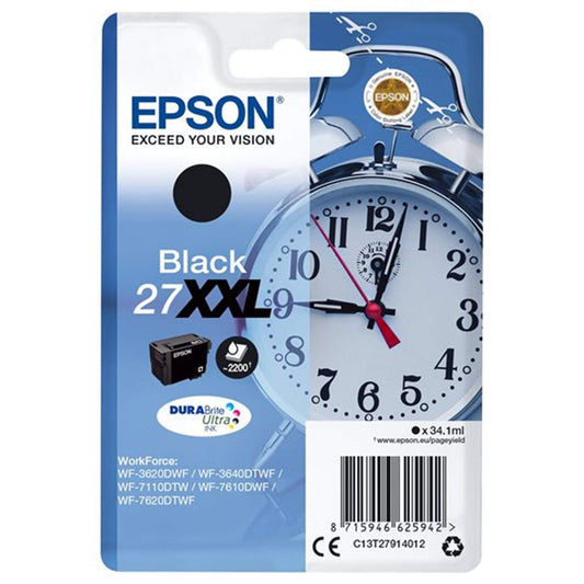 Musta mustepatruuna: Epson T2791 (27XXL) | Finink.com