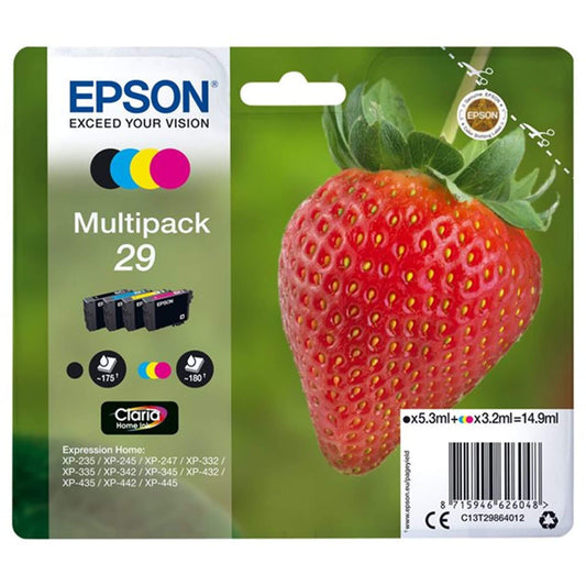 Neljän värin kasettisarja: Epson T2986 (29) | Finink.com