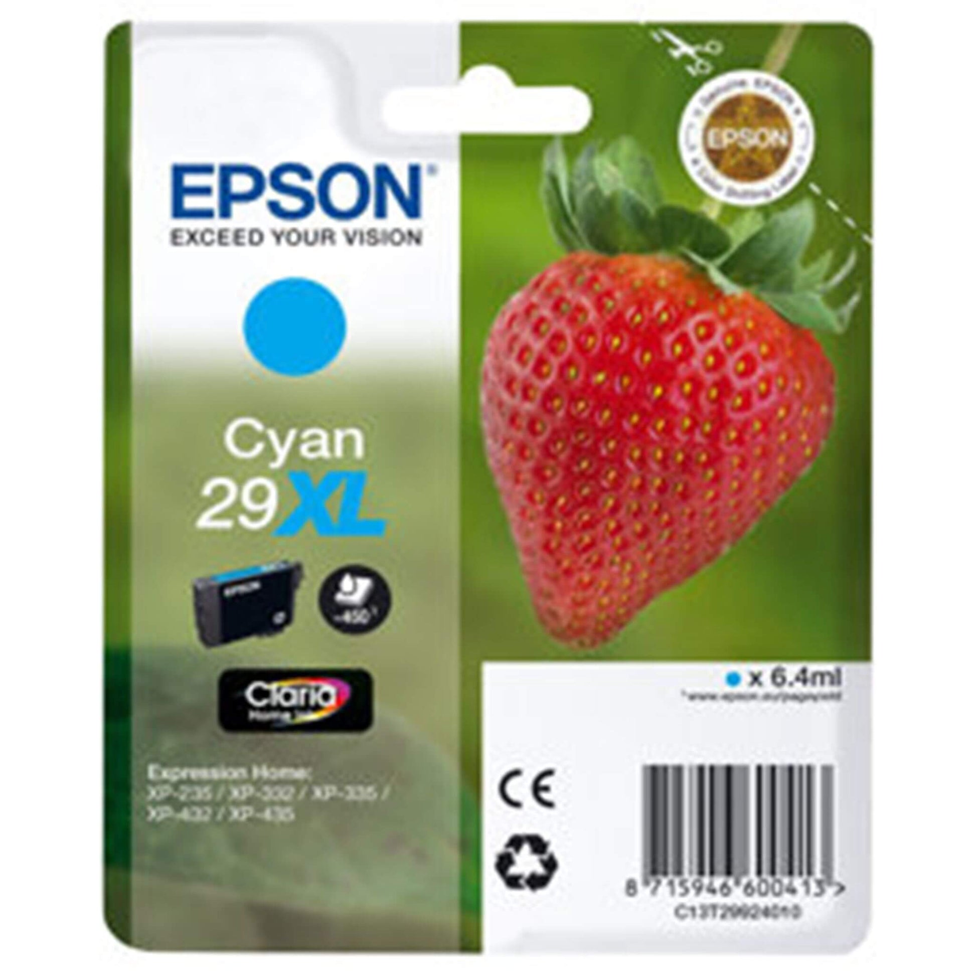 Cyan mustepatruuna: Epson T2992 (29XL) | Finink.com