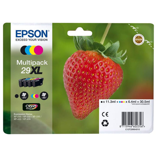 Neljän värin kasettisarja: Epson T2996 (29XL) | Finink.com